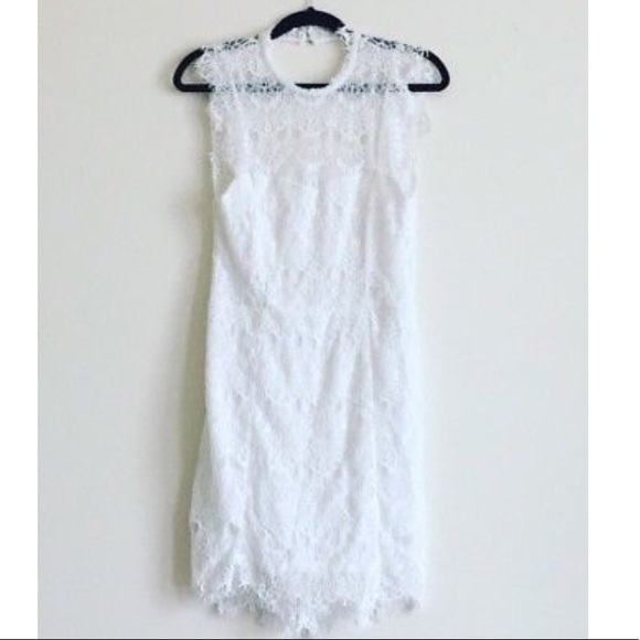 Free People White Daydream Lace Bodycon Dress - Picture 3 of 8